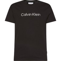 Calvin klein T-Shirt Manche Courte Col Ras Du Cou Raised Striped Logo