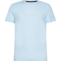 Calvin klein Raised Striped Logo Korte Mouwen Ronde Hals T-Shirt