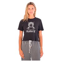 hurley-t-shirt-a-manches-courtes-et-col-rond-bgs-cropped