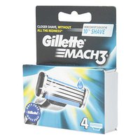 Gillette Mach3 Rasierklingen-Nachfüllungen 4 Einheiten