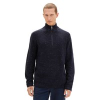 tom-tailor-1039673-nep-structured-knit-troyer-half-zip-sweater