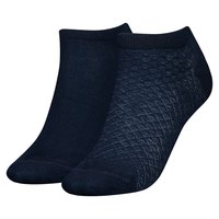 tommy-hilfiger-calcetines-cortos-diamond-structure-2-pairs
