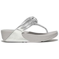 fitflop-claquettes-lulu-padded-knot-metallic-leather-toe-post