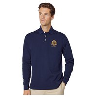 hackett-polo-a-manches-longues-heritage-logo-rugby