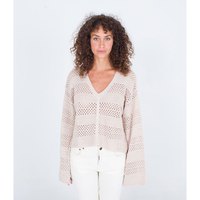 hurley-easy-times-crochet-v-ausschnitt-sweater