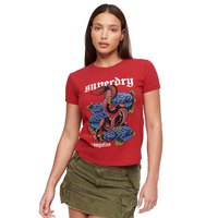 superdry-t-shirt-a-manches-courtes-et-col-rond-tattoo-rhinestone