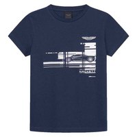 hackett-am-graphic-jugend-t-shirt-mit-kurzen-armeln
