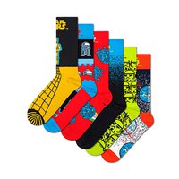 happy-socks-star-wars--gift-set-half-long-socks-6-pairs