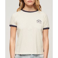 superdry-t-shirt-a-manches-courtes-beach-graphic-fitted-ringer