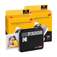 Kodak Mini Shot 3 Era 3X3 + 60 Arkusze + Zestaw Akcesoriów Aparat Natychmiastowy