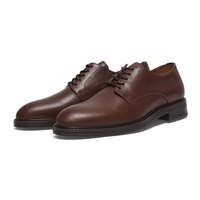 selected-blake-leather-derby-schuhe