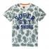 Superdry T-Shirt Manche Courte Tiki Club All Over Print
