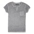 Superdry T-Shirt Manche Courte Burnout Notch Neck Pocket