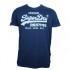 Superdry Vintage Logo Indigo Short Sleeve T-Shirt