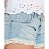 Superdry Lace Hot Jeans-Shorts