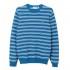Lacoste Striped Honeycomb Knits Crew Neck Sweater