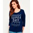 Superdry T-shirt à manches 3/4 Nordic Slouch Crew