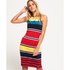 Superdry Strappy Stripe Midi Kleid