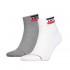 Levi´s ® Calcetines 120SF Mid Cut Olympic Logo 2 Pares