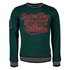 Superdry Academy Tipped Applique Crew Pullover
