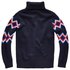 G-Star Jayvi Diamond Jacquard Turtle Knit LS Sweater