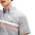 Lacoste Tricolor Stripe Slim Fit Short Sleeve Shirt