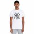 New Era MLB Team Logo New York Yankees kortarmet t-skjorte