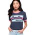 Superdry Vintage Logo Ringer Infill T-shirt met korte mouwen