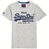 Superdry T-Shirt Manche Courte Vintage Logo Allover Print Mid
