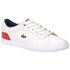Lacoste White & Red Trainers
