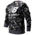 New Balance Suéter Essentials Stacked Logo Printed Crew Pullover