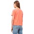 Calvin klein jeans Crop Logo Collar Korte Mouwen T-Shirt