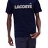 Lacoste Crew Neck Check Badge Cotton Kurzarm T-Shirt
