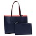 Lacoste Bolsa Tote Anna Reversible Contrast Band Coated Canvas