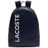 Lacoste L.12.12 Signature Leather Zip Backpack