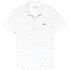 Lacoste Slim Fit Micro Patterned Cotton Mini Piqué Short Sleeve Polo Shirt