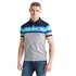 Superdry Malibu Stripe Short Sleeve Polo Shirt