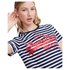 Superdry Vintage Logo Satin Stripe Short Sleeve T-Shirt