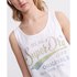 Superdry T-shirt sans manches Rookie Glitter Emboss Classic
