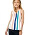 Lacoste Striped Cotton Pique Sleeveless T-Shirt
