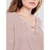 Only Peyton Lace Up Knit Sweater
