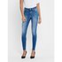 Only Jean Blush Life Mid Waist Skinny Ankle Raw REA12187
