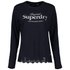 Superdry Graphic Lace Mix T-shirt med lång ärm