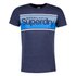 Superdry Kort Ärm T-Shirt Core Logo Stripe