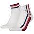 Tommy Hilfiger Iconic Stripe Quarter Socken 2 Paare