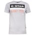 G-Star Originals Label Logo Slim Ribbed Kurzarm T-Shirt