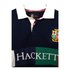 Hackett Lions Panel Long Sleeve Polo Shirt