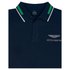 Hackett Polo A Maniche Lunghe Amr Jacquard Tipped